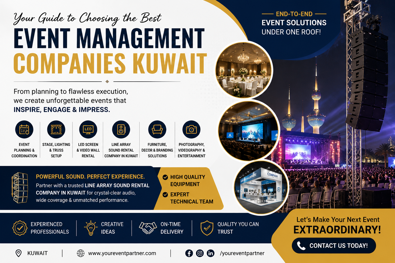 Your Guide to Choosing the Best Event Management Companies Kuwait